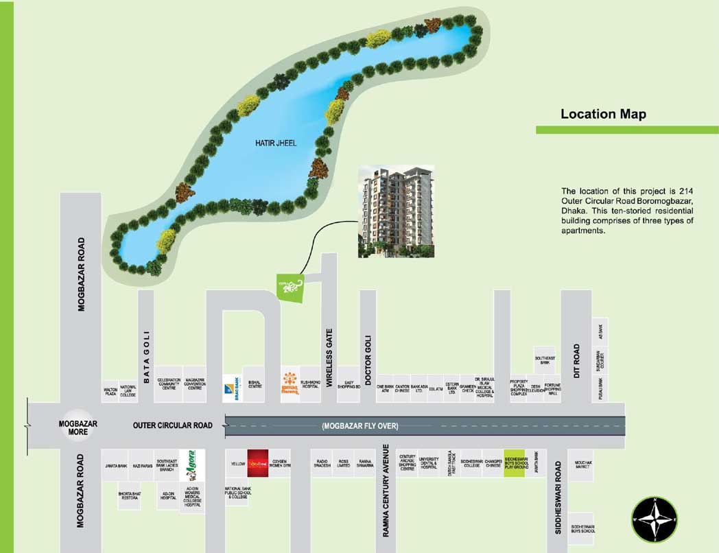apon-kutir-location-map